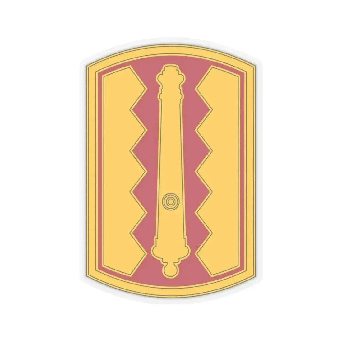 54th Field Artillery Brigade (U.S. Army) STICKER Vinyl Kiss-Cut Decal 6 Inch Transparent - The Sticker Space