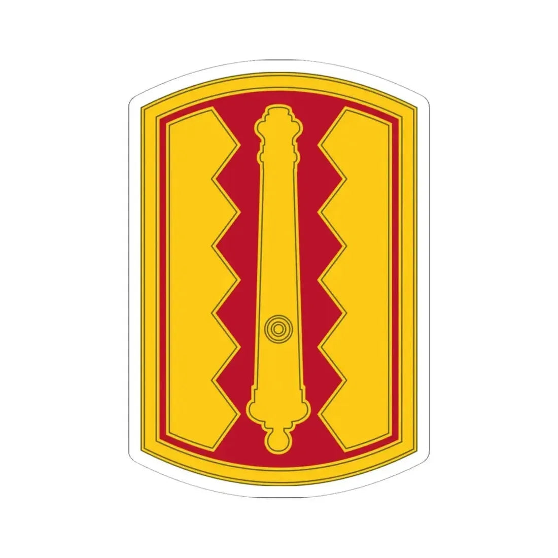 54th Field Artillery Brigade (U.S. Army) STICKER Vinyl Kiss-Cut Decal 6 Inch White - The Sticker Space