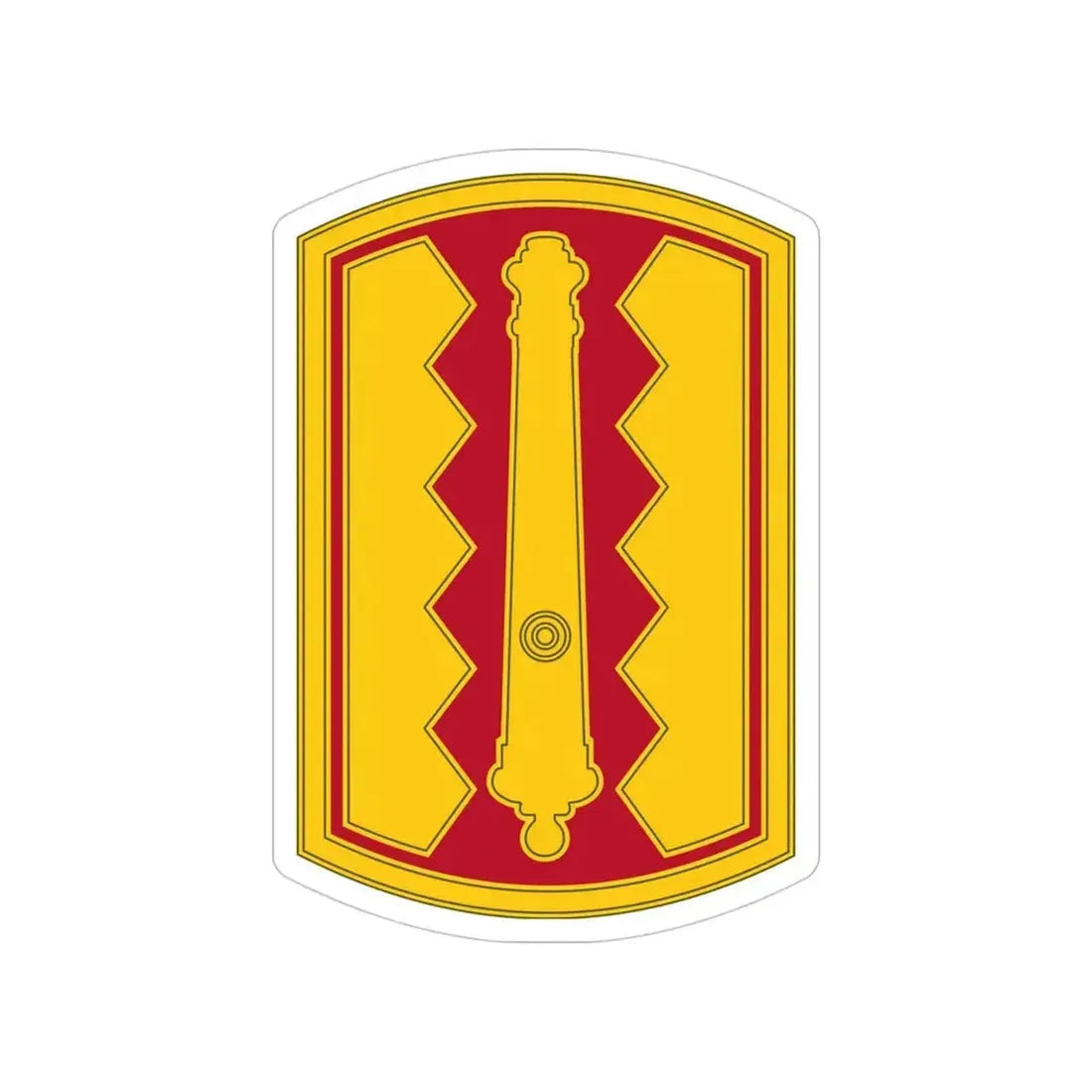 54th Field Artillery Brigade (U.S. Army) Transparent STICKER Die-Cut Vinyl Decal 4 Inch - The Sticker Space