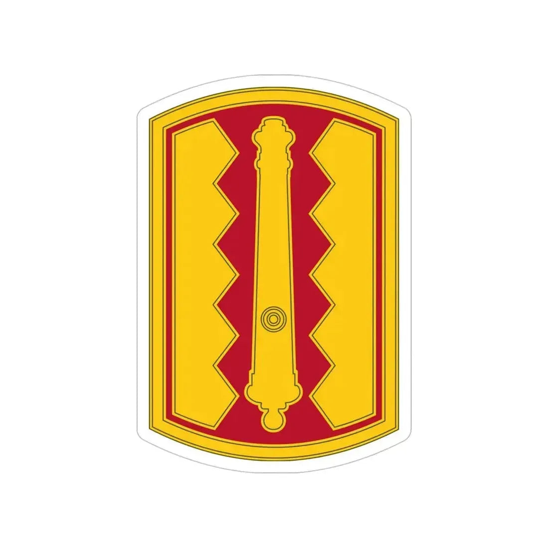 54th Field Artillery Brigade (U.S. Army) Transparent STICKER Die-Cut Vinyl Decal 5 Inch - The Sticker Space