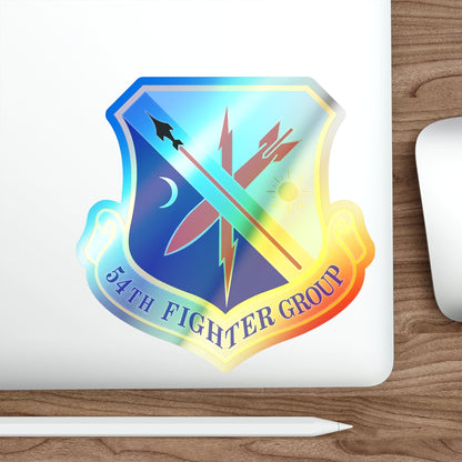 54th Fighter Group (U.S. Air Force) Holographic STICKER Die-Cut Vinyl Decal-The Sticker Space