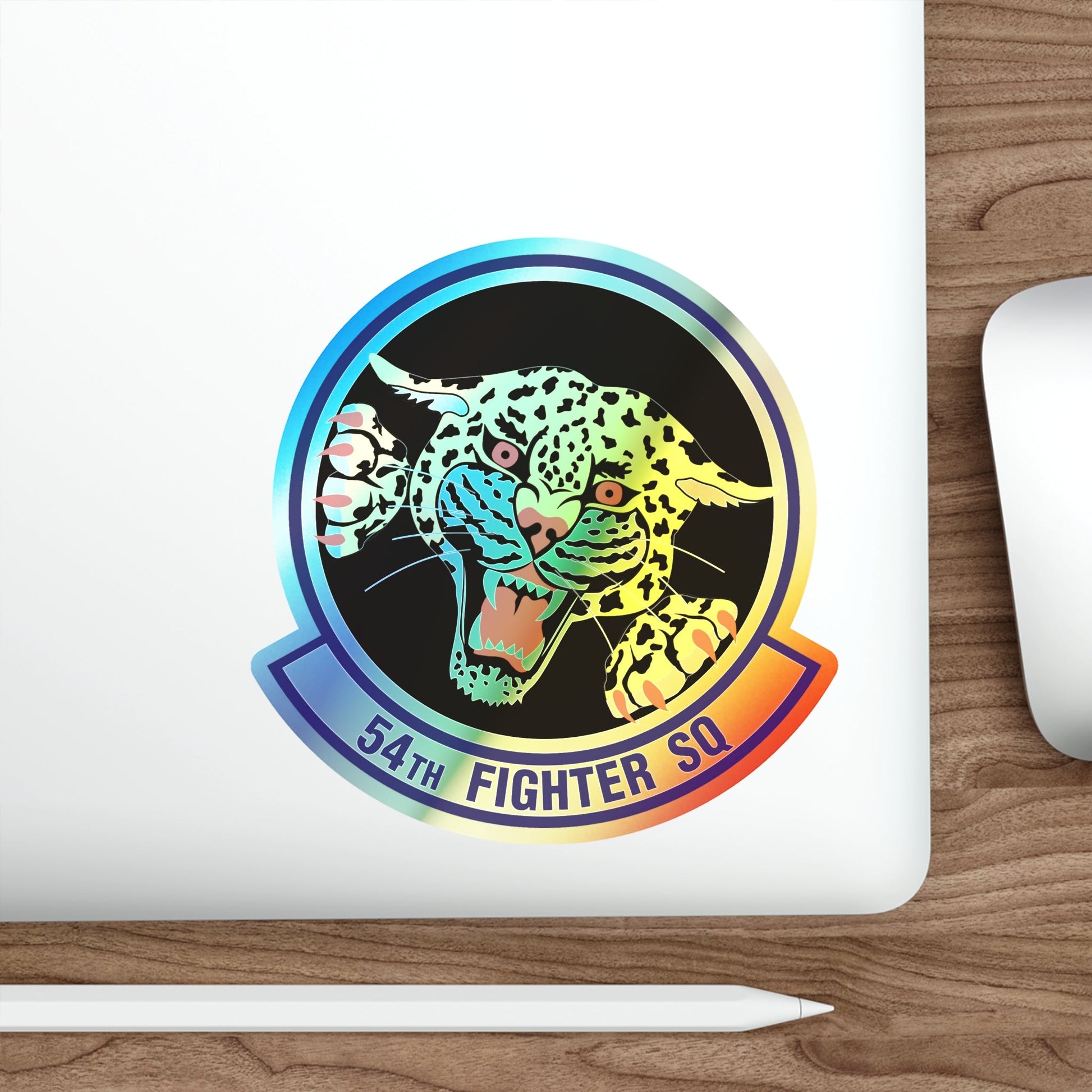 54th Fighter Squadron (U.S. Air Force) Holographic STICKER Die-Cut Vinyl Decal-The Sticker Space