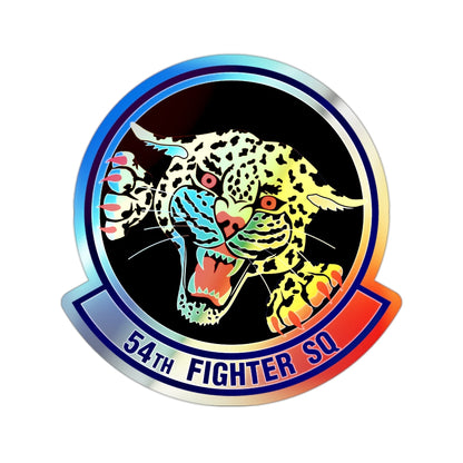 54th Fighter Squadron (U.S. Air Force) Holographic STICKER Die-Cut Vinyl Decal-2 Inch-The Sticker Space