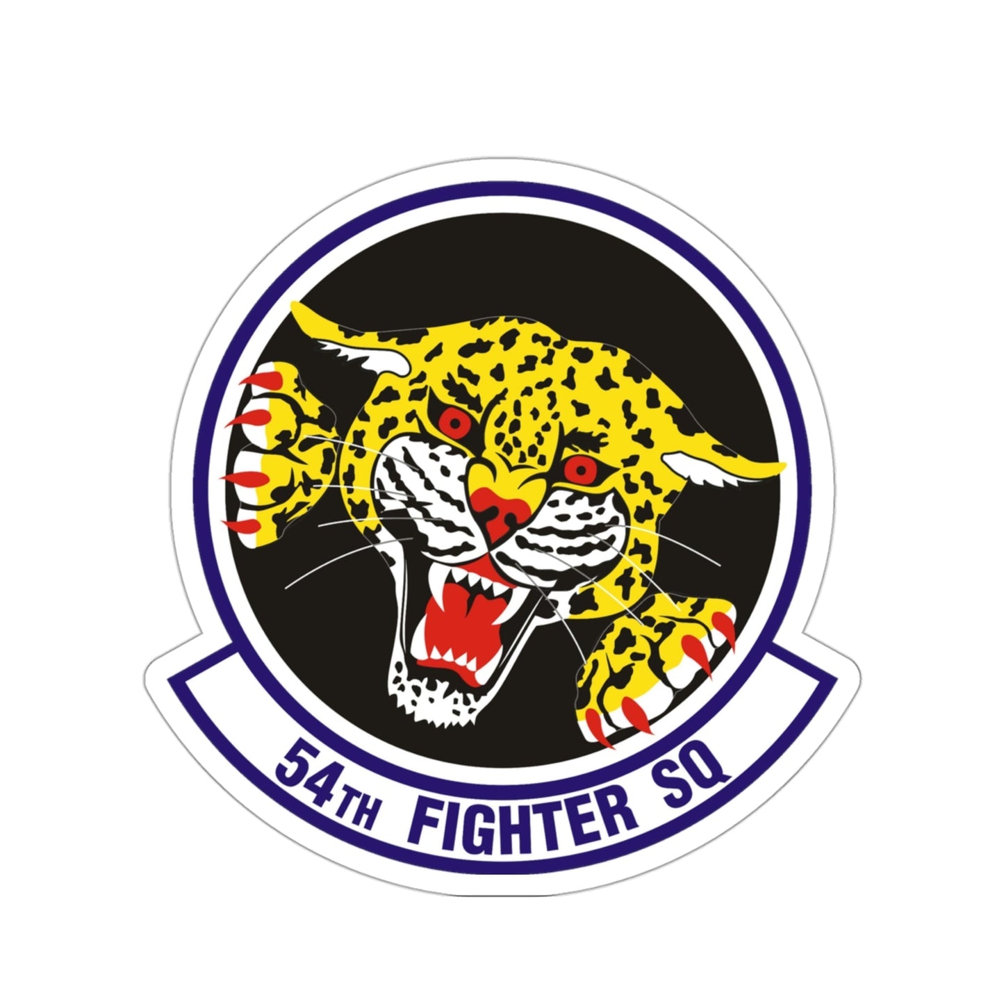 54th Fighter Squadron (U.S. Air Force) STICKER Vinyl Die-Cut Decal-3 Inch-The Sticker Space