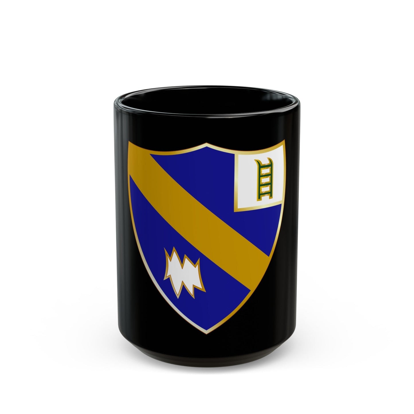 54th Infantry Regiment (U.S. Army) Black Coffee Mug-15oz-The Sticker Space