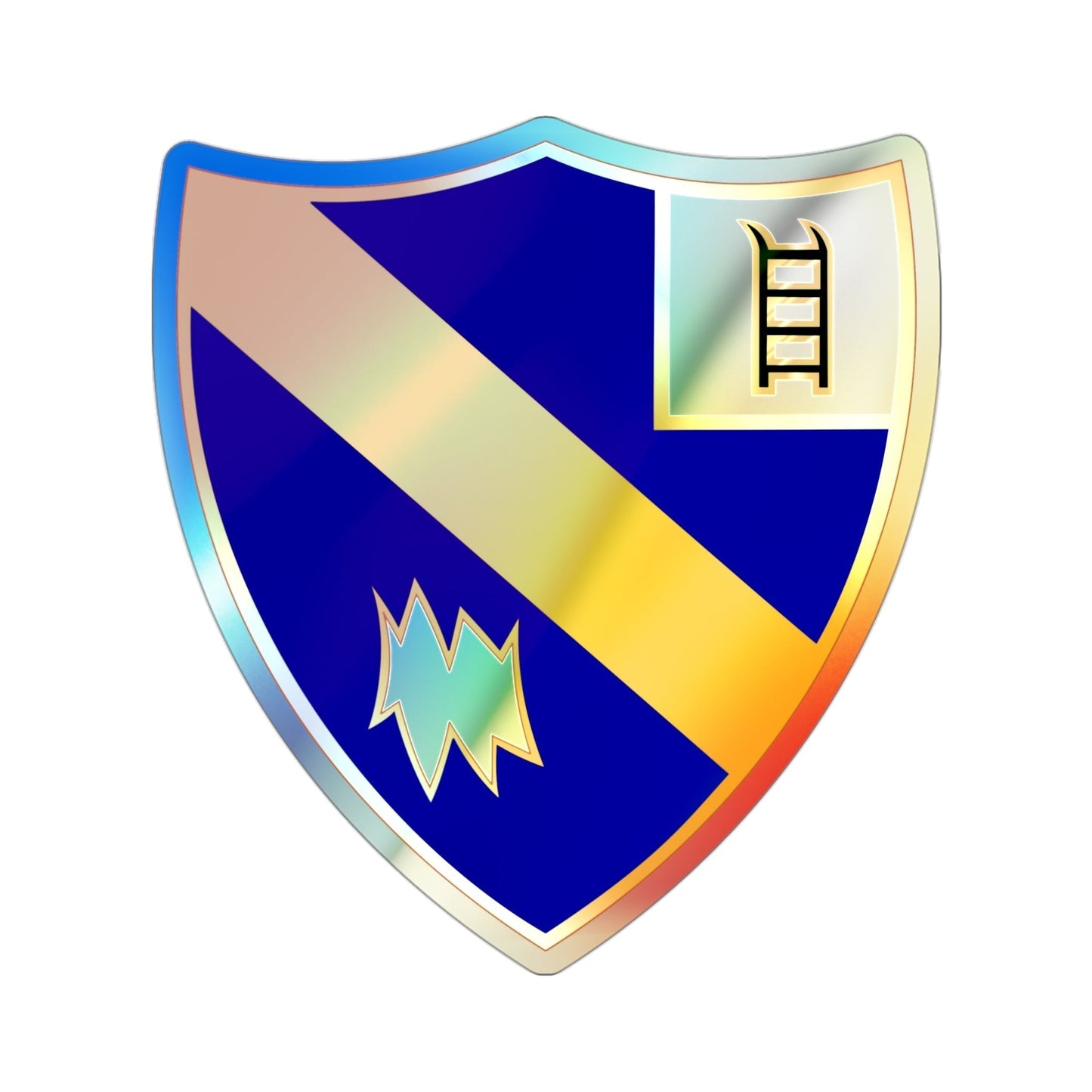 54th Infantry Regiment (U.S. Army) Holographic STICKER Die-Cut Vinyl Decal-3 Inch-The Sticker Space