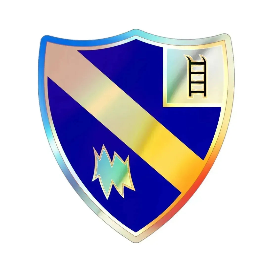 54th Infantry Regiment (U.S. Army) Holographic STICKER Die-Cut Vinyl Decal 3 Inch Holographic - The Sticker Space