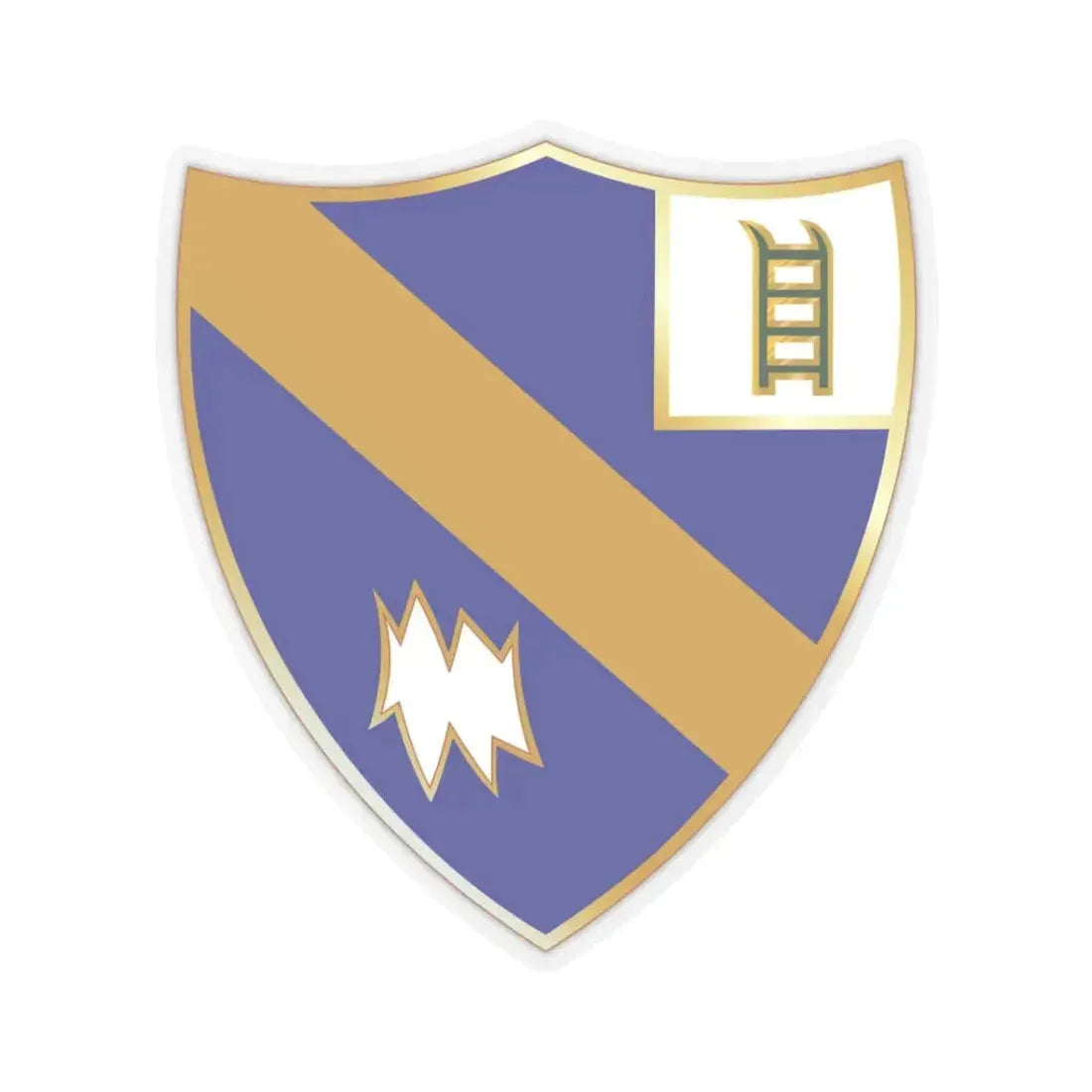 54th Infantry Regiment (U.S. Army) STICKER Vinyl Kiss-Cut Decal 3 Inch Transparent - The Sticker Space