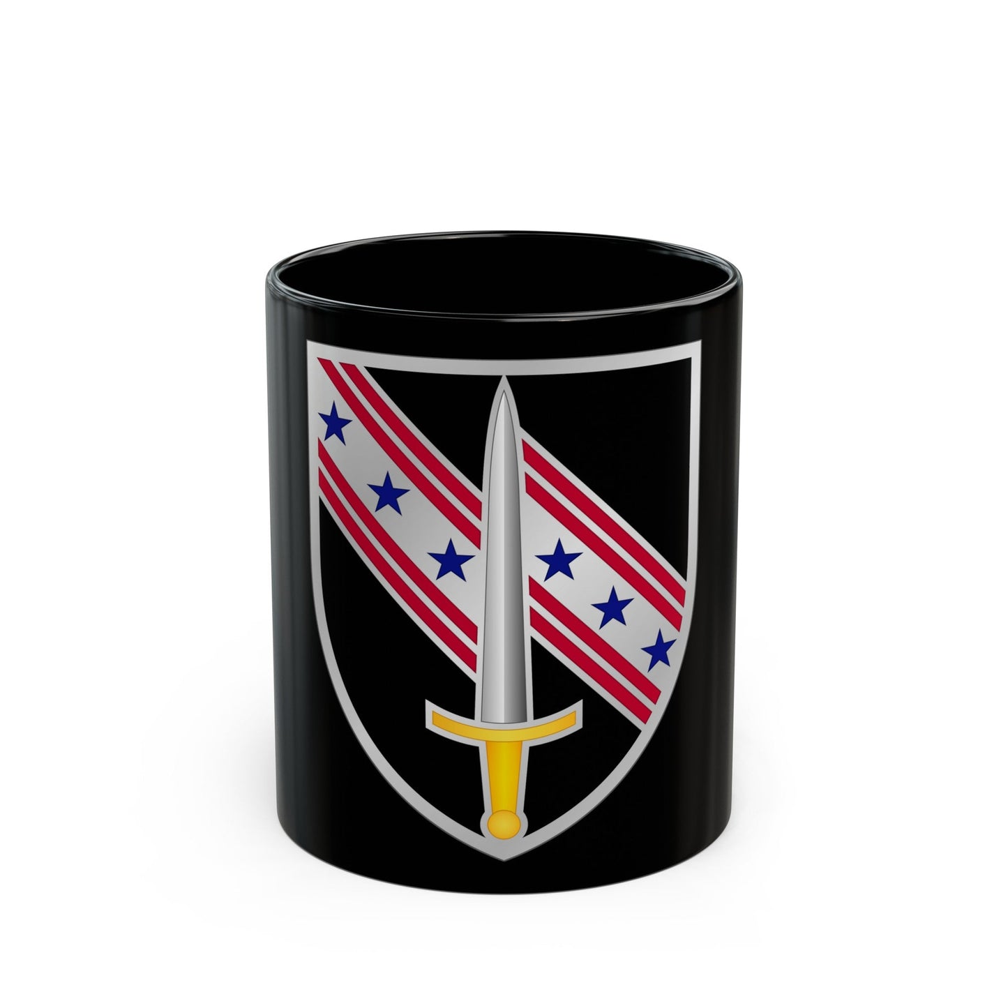 54th Security Force Assistance Brigade (U.S. Army) Black Coffee Mug-11oz-The Sticker Space