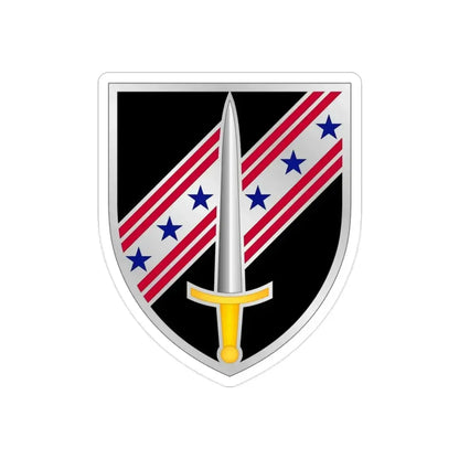 54th Security Force Assistance Brigade (U.S. Army) REVERSE PRINT Transparent Die-Cut STICKER - The Sticker Space