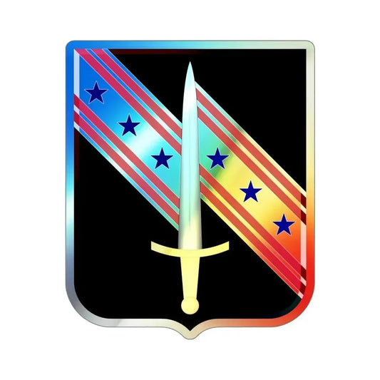 54th Security Force Assistance Brigade v2 (U.S. Army) Holographic STICKER Die-Cut Vinyl Decal 6 Inch Holographic - The Sticker Space