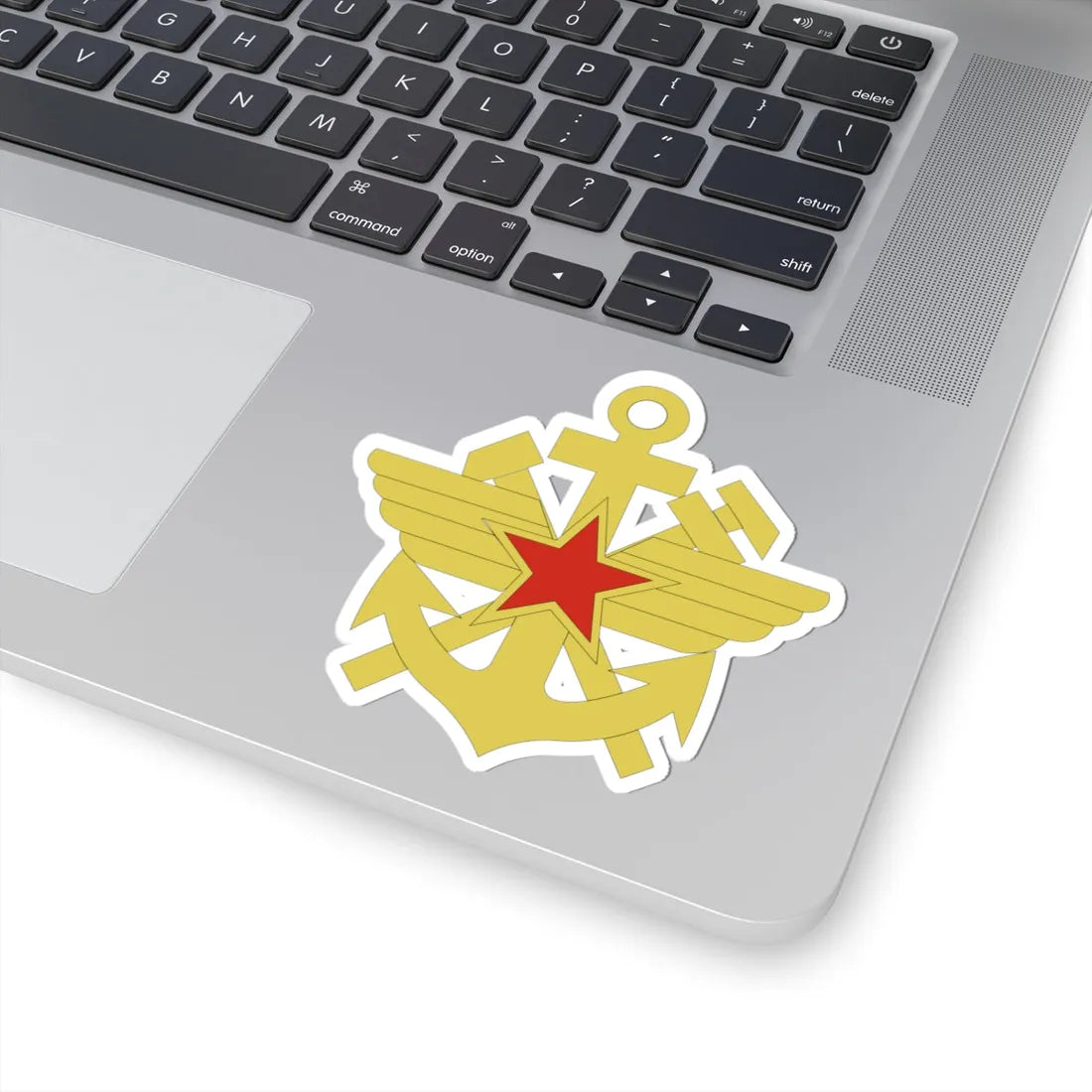 中国人民解放军55式军官用军种标识铁道兵军事交通勤务 (China) (Coat of Arms) STICKER Vinyl Kiss-Cut Decal - The Sticker Space