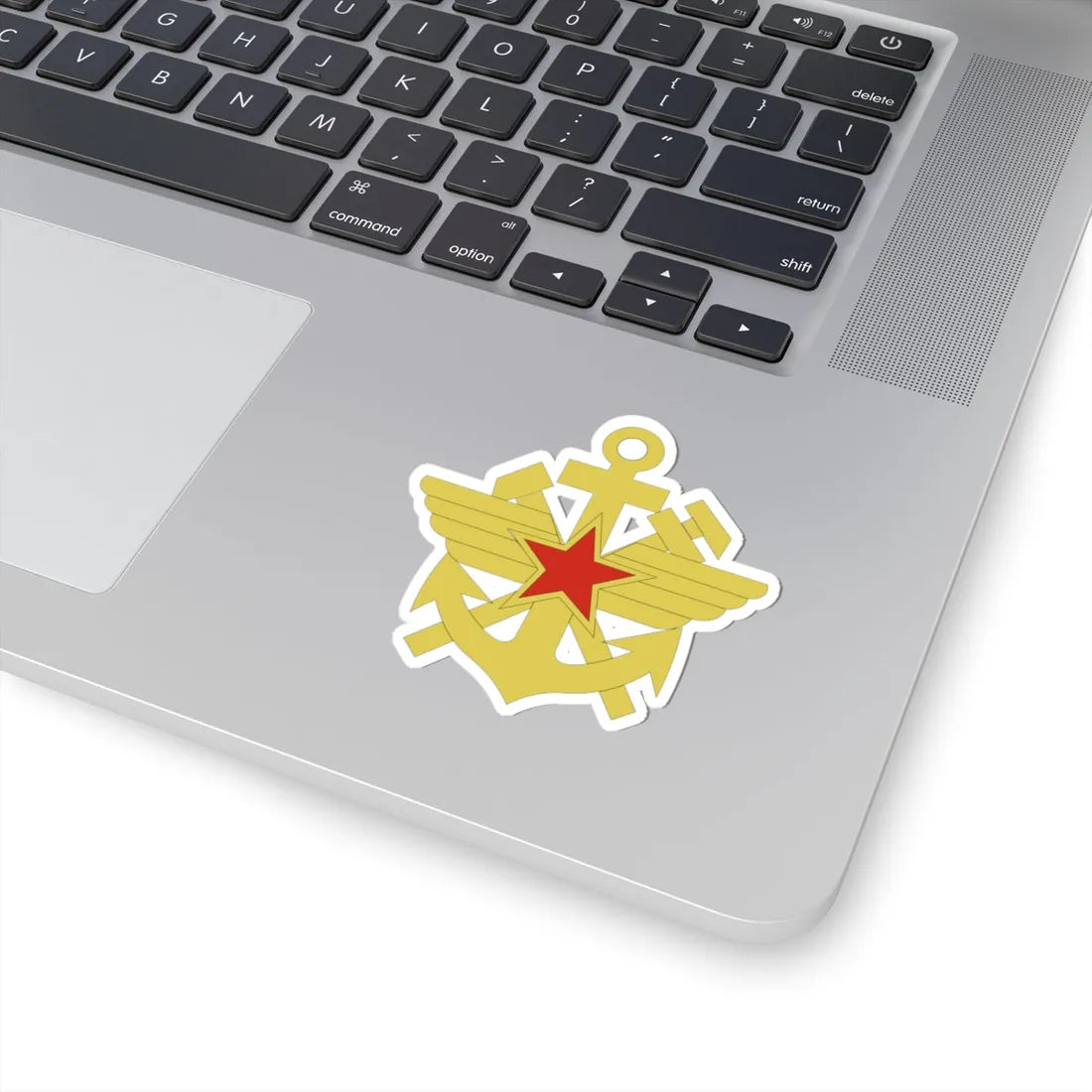 中国人民解放军55式军官用军种标识铁道兵军事交通勤务 (China) (Coat of Arms) STICKER Vinyl Kiss-Cut Decal - The Sticker Space