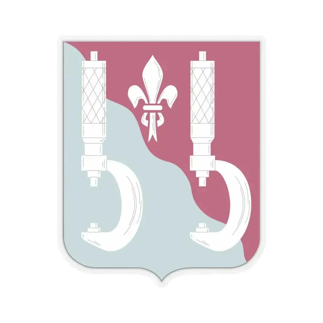 55 Maintenance Battalion (U.S. Army) STICKER Vinyl Kiss-Cut Decal 3 Inch Transparent - The Sticker Space