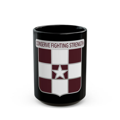 55 Medical Group (U.S. Army) Black Coffee Mug-15oz-The Sticker Space