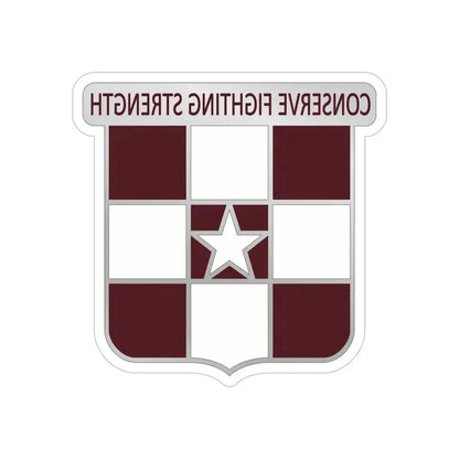 55 Medical Group (U.S. Army) REVERSE PRINT Transparent Die-Cut STICKER 6 Inch Die-Cut Transparent - The Sticker Space