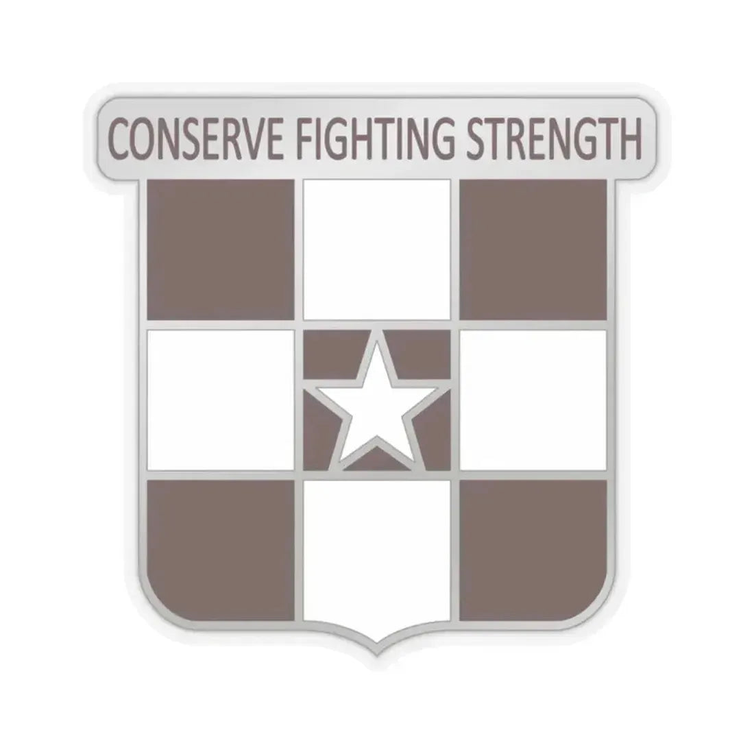 55 Medical Group (U.S. Army) STICKER Vinyl Kiss-Cut Decal 2 Inch Transparent - The Sticker Space