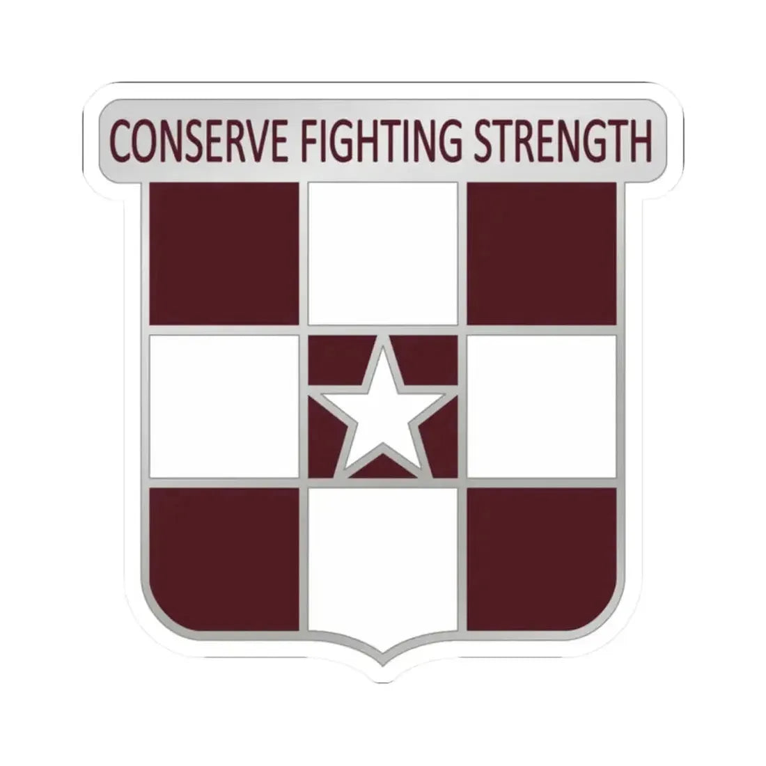 55 Medical Group (U.S. Army) STICKER Vinyl Kiss-Cut Decal 2 Inch White - The Sticker Space