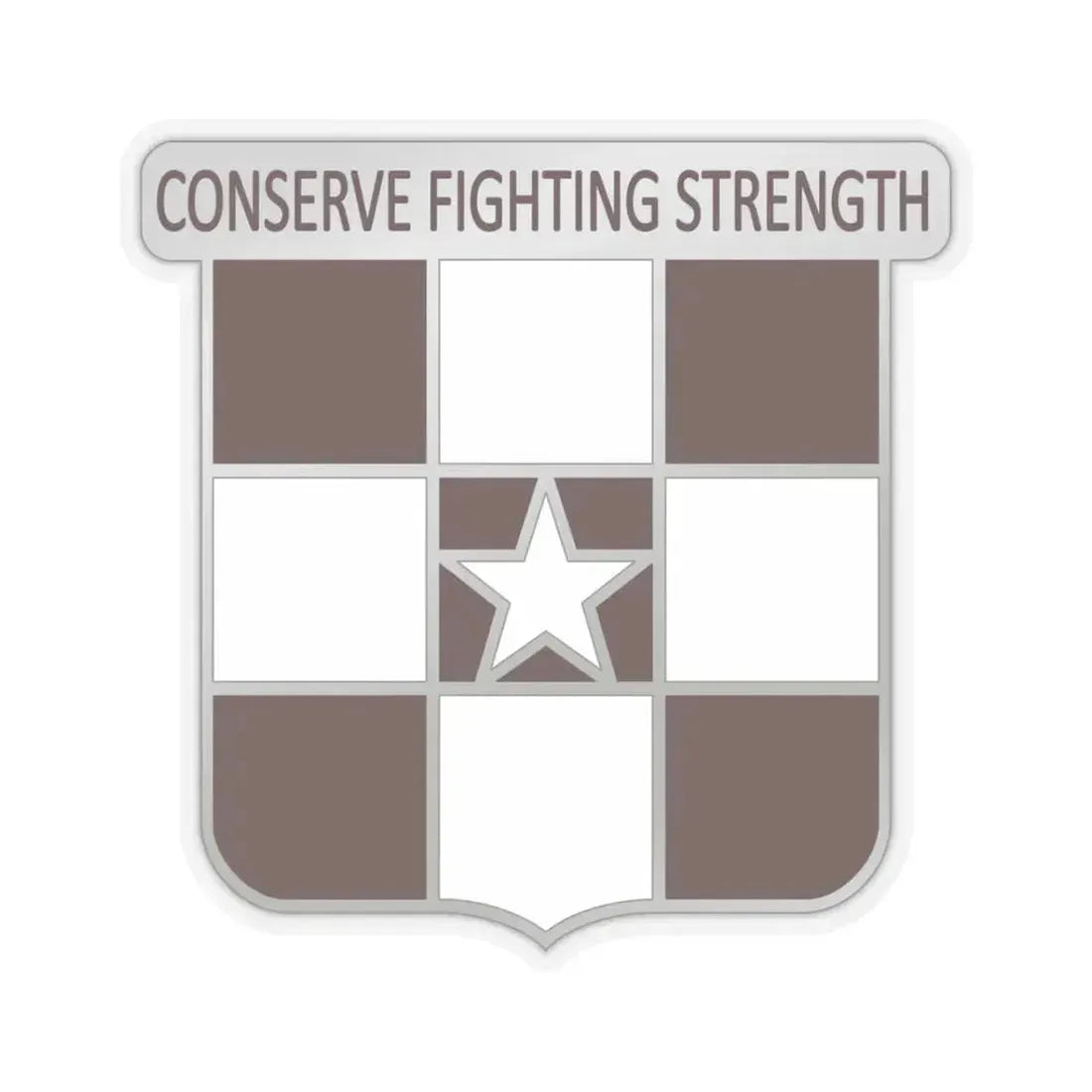 55 Medical Group (U.S. Army) STICKER Vinyl Kiss-Cut Decal 3 Inch Transparent - The Sticker Space