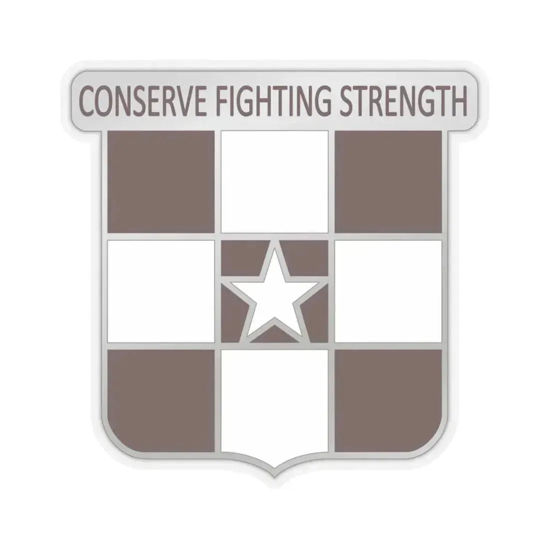 55 Medical Group (U.S. Army) STICKER Vinyl Kiss-Cut Decal 6 Inch Transparent - The Sticker Space