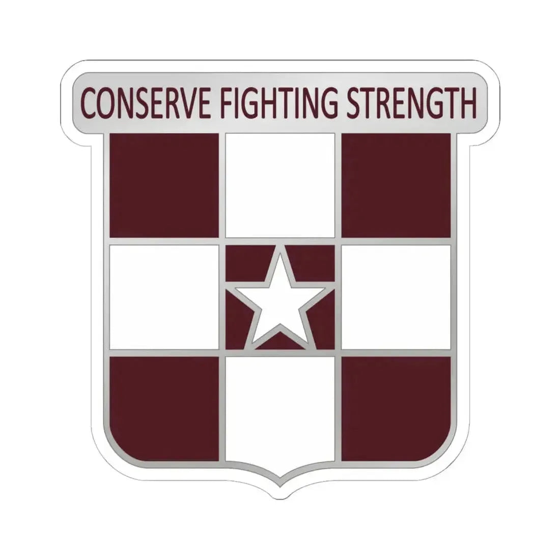 55 Medical Group (U.S. Army) STICKER Vinyl Kiss-Cut Decal 6 Inch White - The Sticker Space