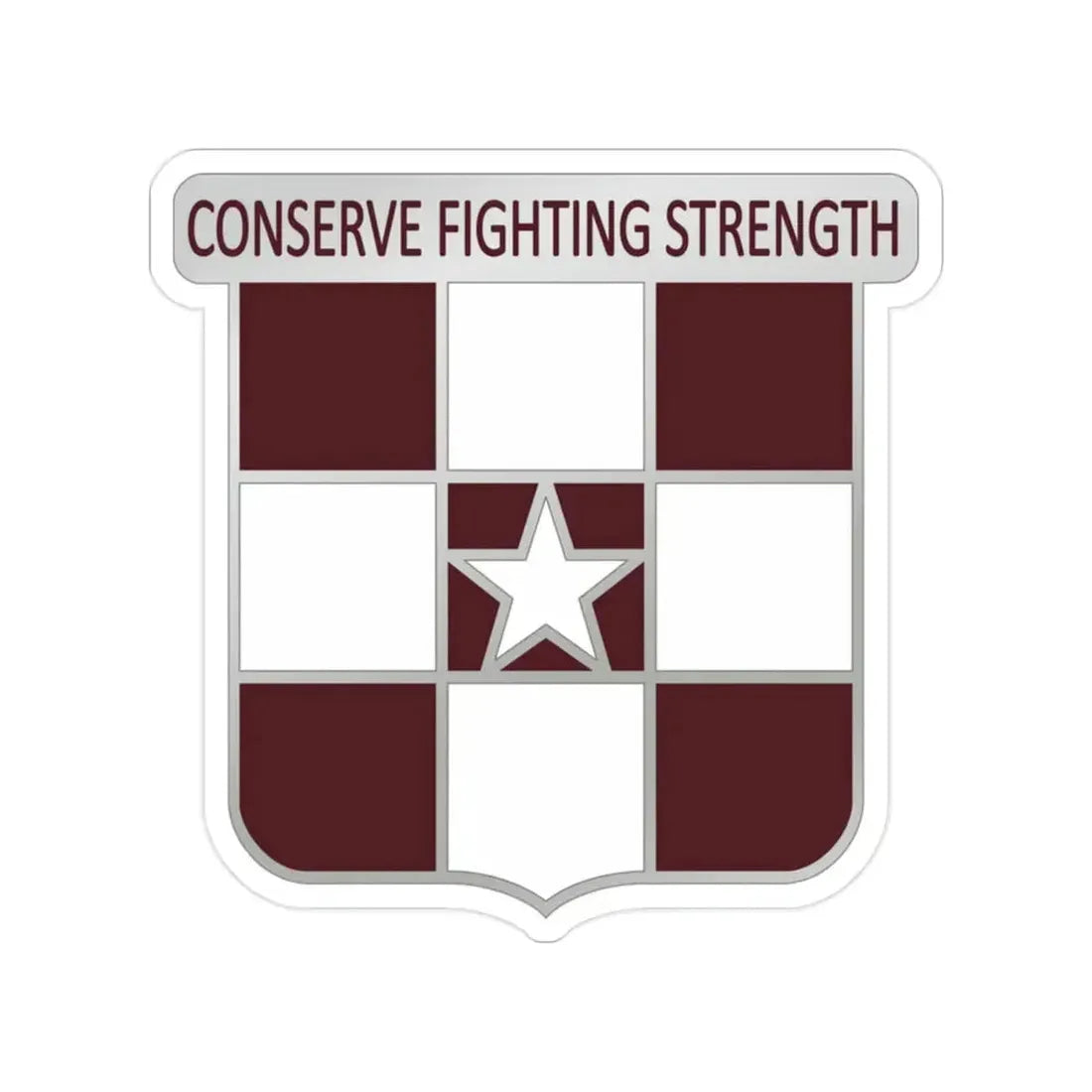 55 Medical Group (U.S. Army) Transparent STICKER Die-Cut Vinyl Decal 2 Inch - The Sticker Space