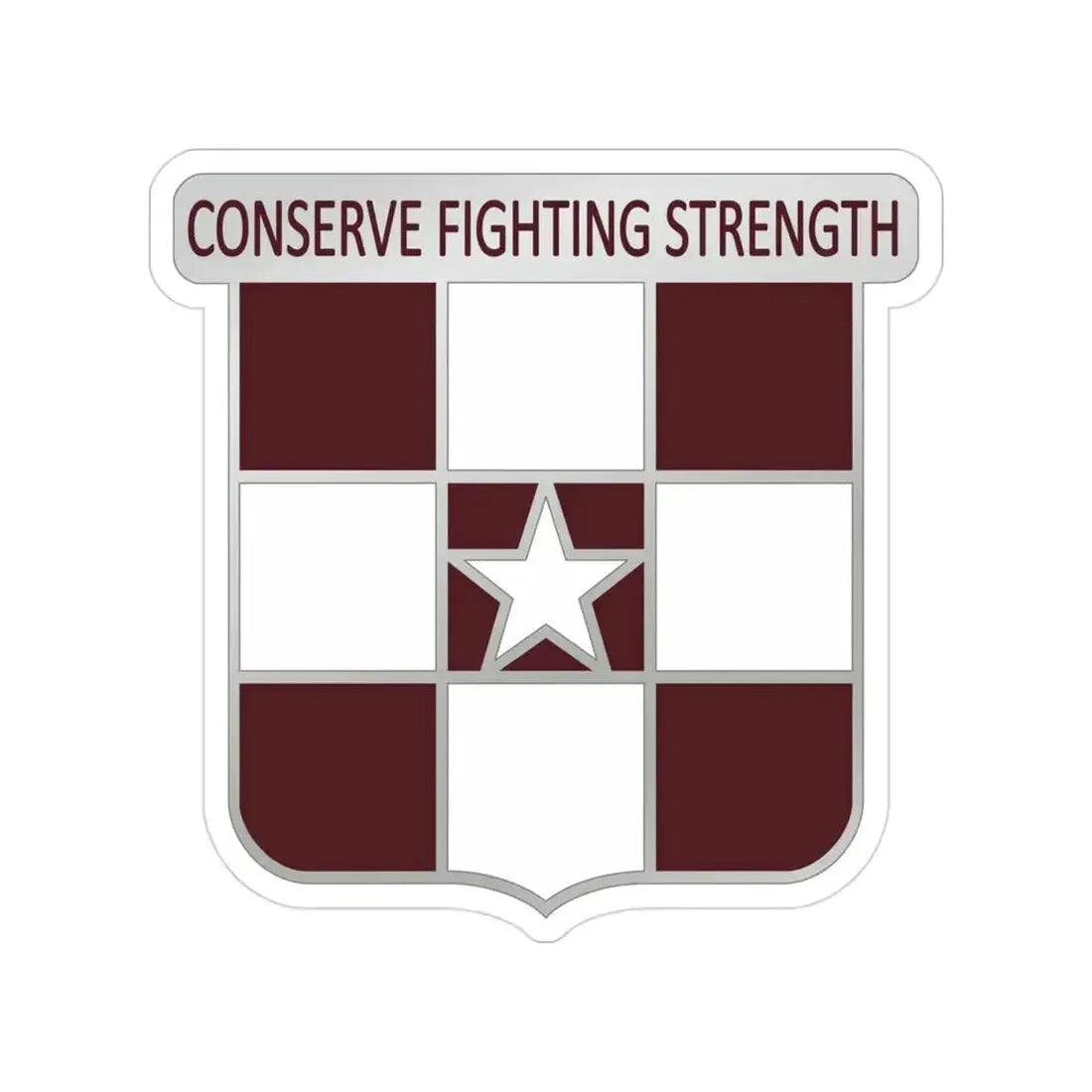 55 Medical Group (U.S. Army) Transparent STICKER Die-Cut Vinyl Decal 3 Inch - The Sticker Space