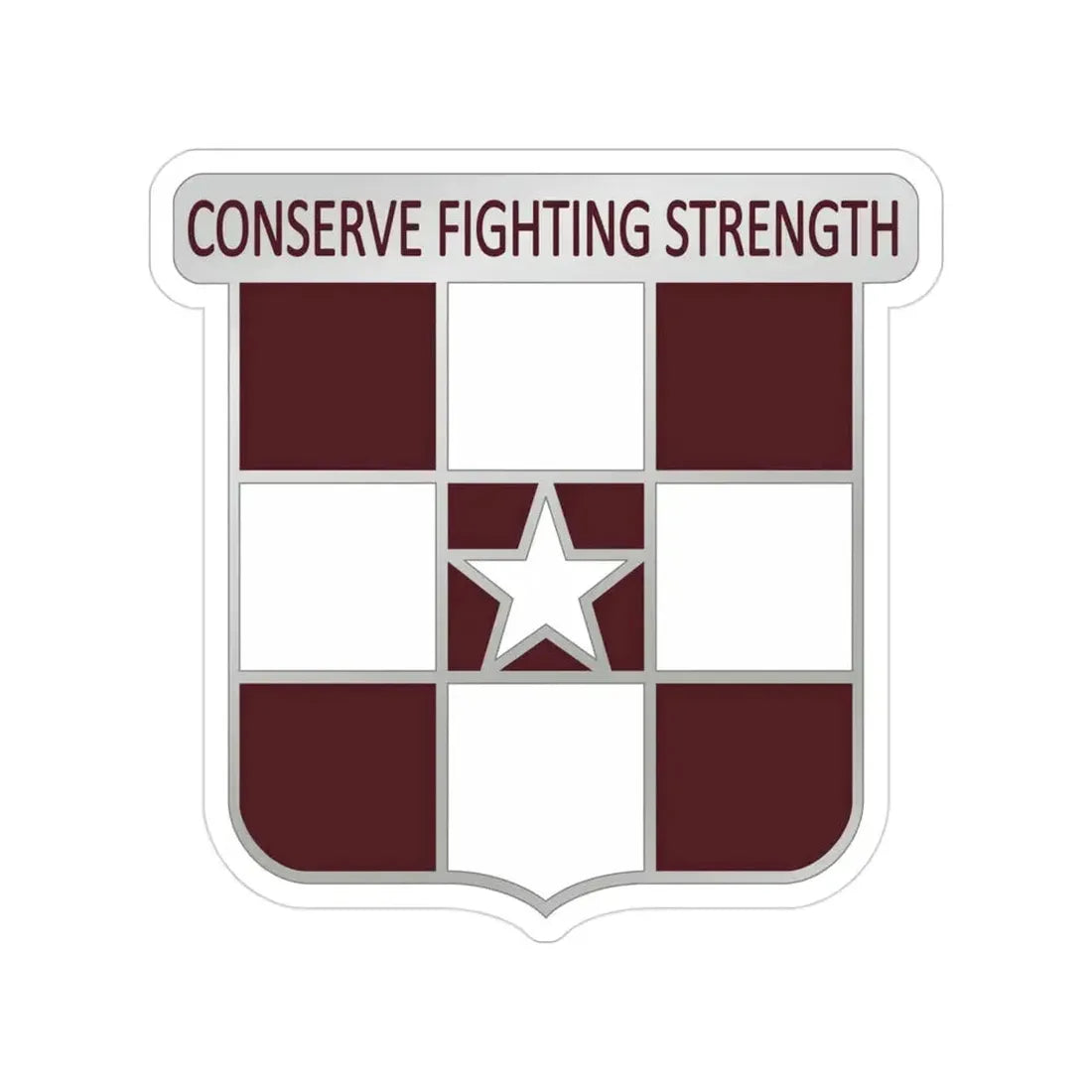 55 Medical Group (U.S. Army) Transparent STICKER Die-Cut Vinyl Decal 3 Inch - The Sticker Space