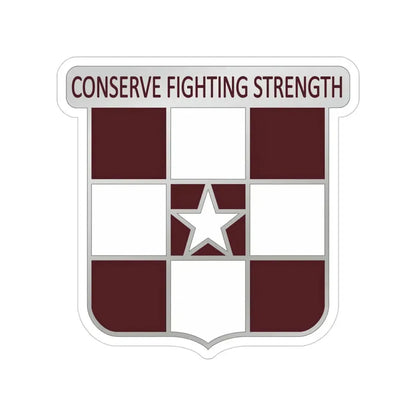 55 Medical Group (U.S. Army) Transparent STICKER Die-Cut Vinyl Decal 4 Inch - The Sticker Space