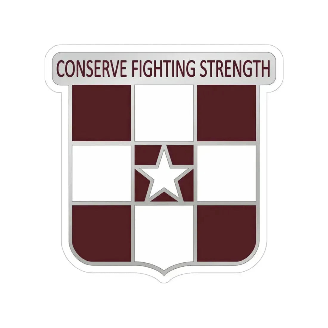 55 Medical Group (U.S. Army) Transparent STICKER Die-Cut Vinyl Decal 5 Inch - The Sticker Space
