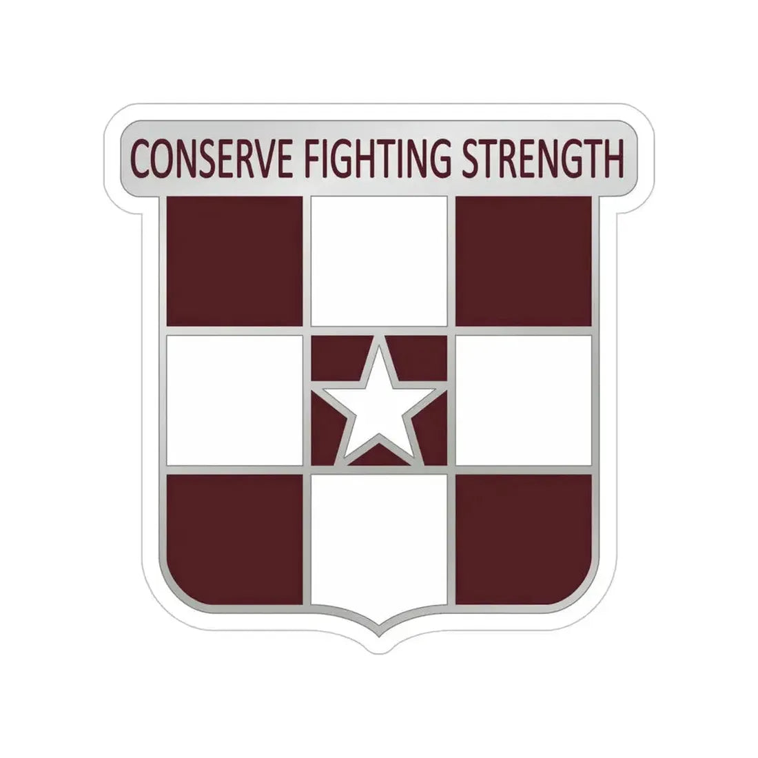 55 Medical Group (U.S. Army) Transparent STICKER Die-Cut Vinyl Decal 5 Inch - The Sticker Space