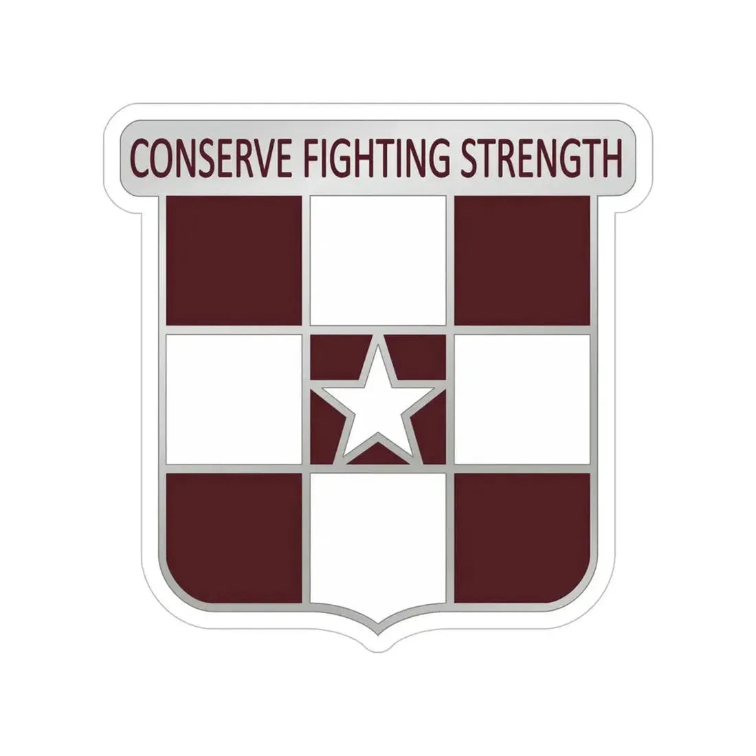 55 Medical Group (U.S. Army) Transparent STICKER Die-Cut Vinyl Decal 6 Inch - The Sticker Space