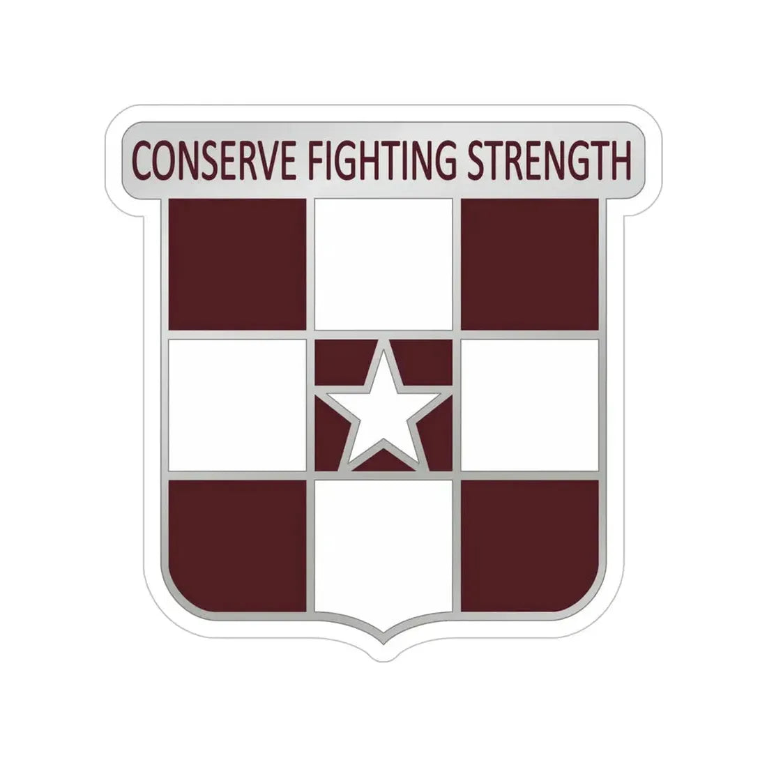 55 Medical Group (U.S. Army) Transparent STICKER Die-Cut Vinyl Decal - The Sticker Space