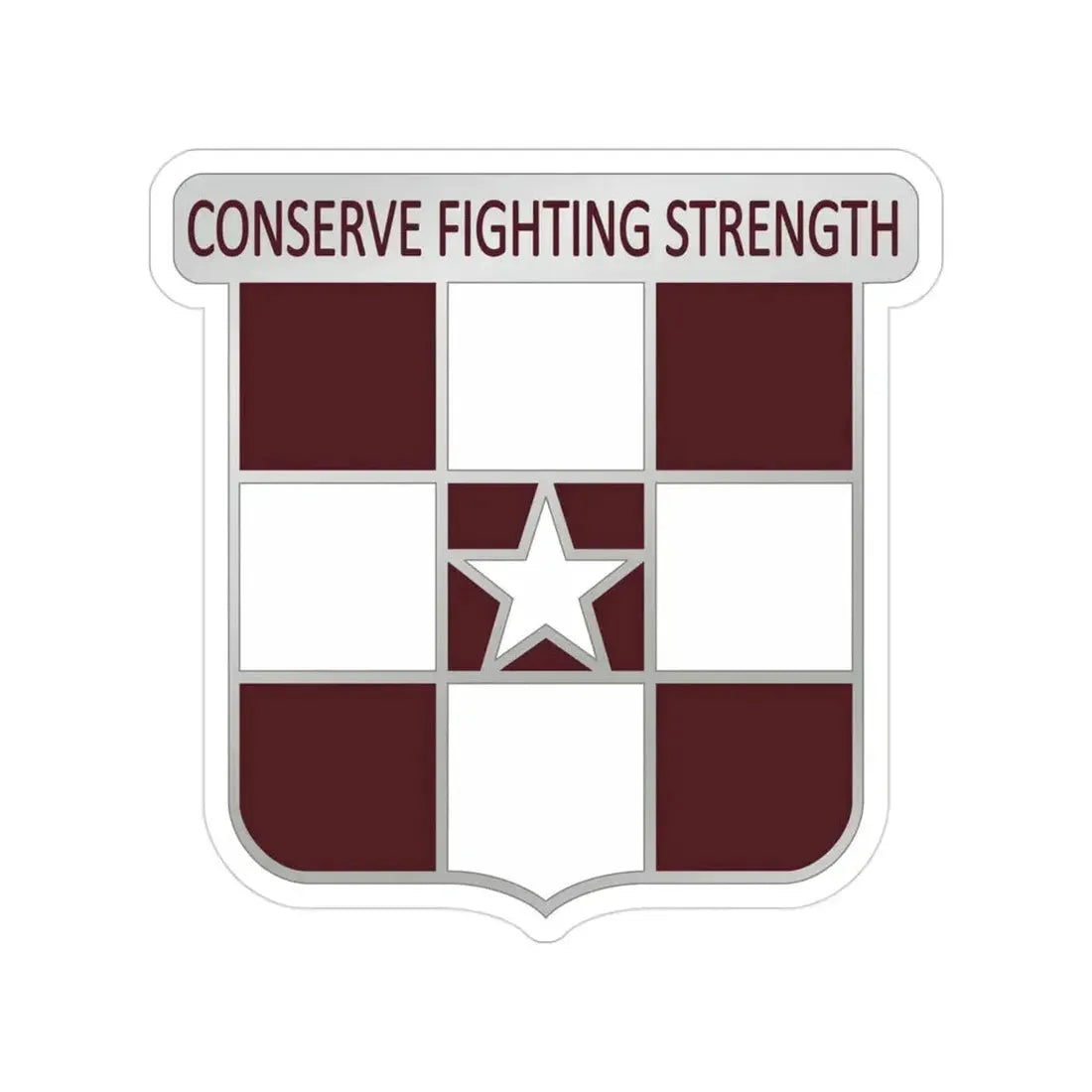 55 Medical Group (U.S. Army) Transparent STICKER Die-Cut Vinyl Decal - The Sticker Space