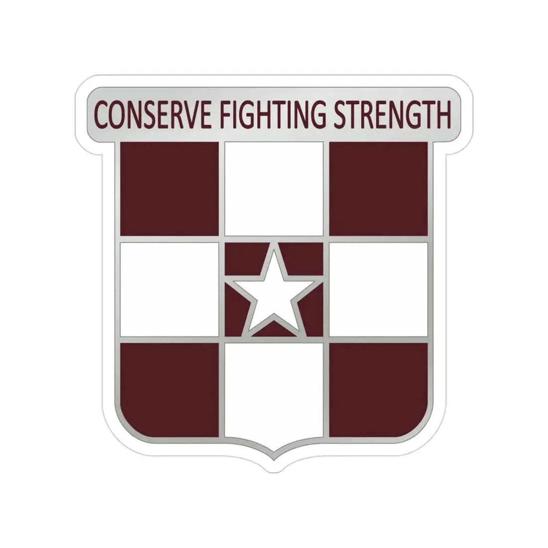 55 Medical Group (U.S. Army) Transparent STICKER Die-Cut Vinyl Decal - The Sticker Space