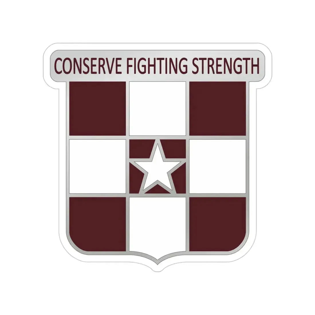 55 Medical Group (U.S. Army) Transparent STICKER Die-Cut Vinyl Decal - The Sticker Space