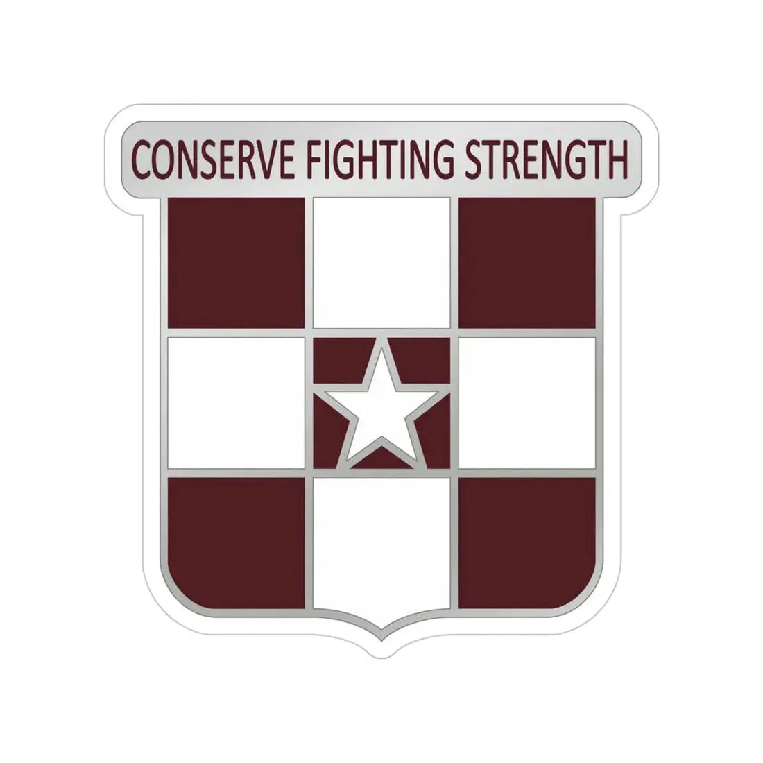 55 Medical Group (U.S. Army) Transparent STICKER Die-Cut Vinyl Decal - The Sticker Space