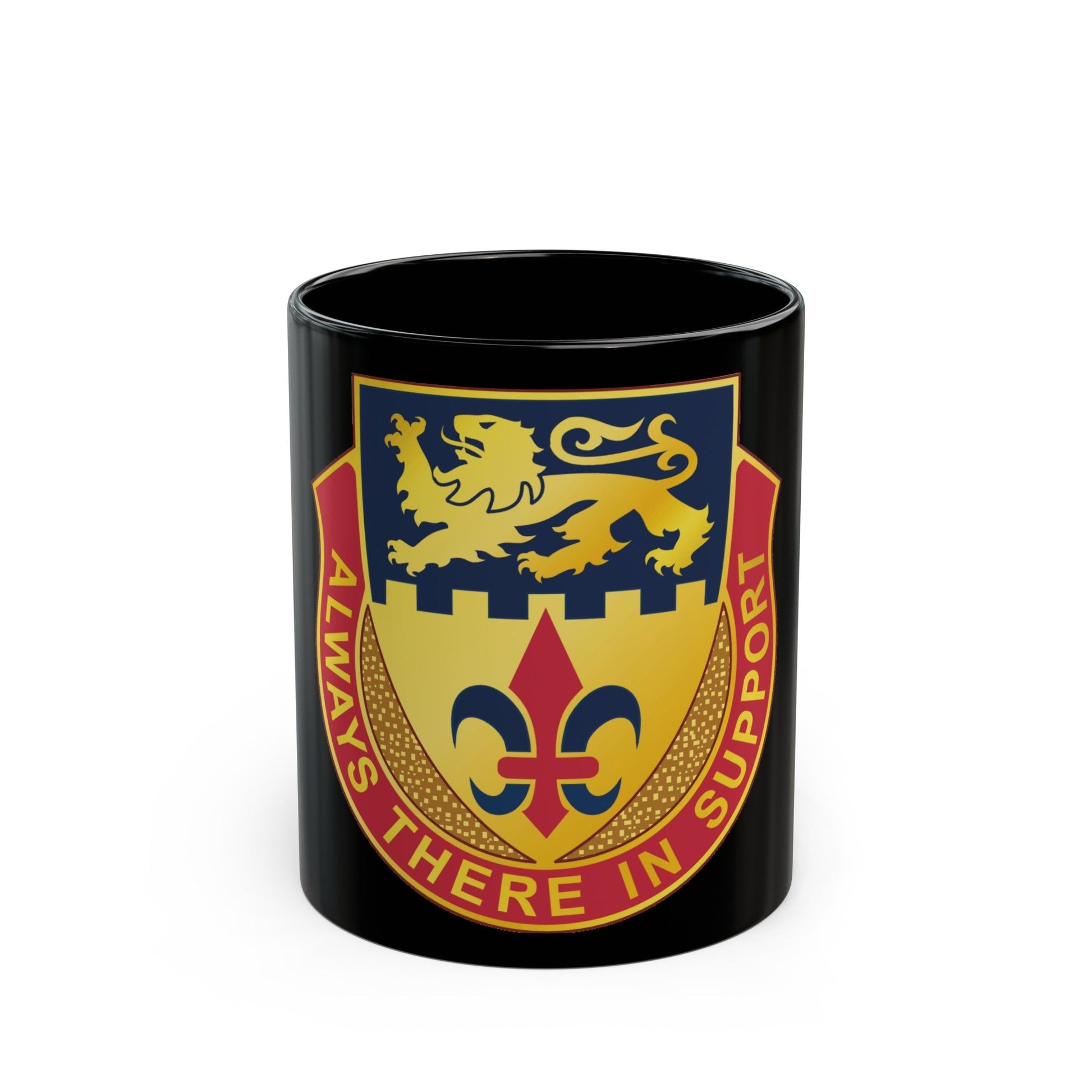 55 Personnel Services Battalion (U.S. Army) Black Coffee Mug-11oz-The Sticker Space