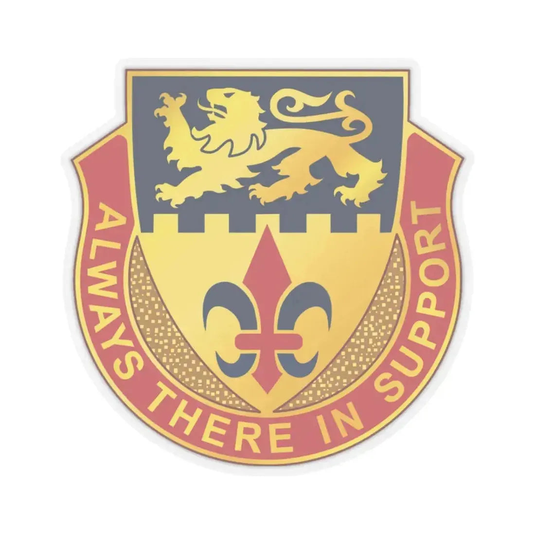 55 Personnel Services Battalion (U.S. Army) STICKER Vinyl Kiss-Cut Decal 3 Inch Transparent - The Sticker Space