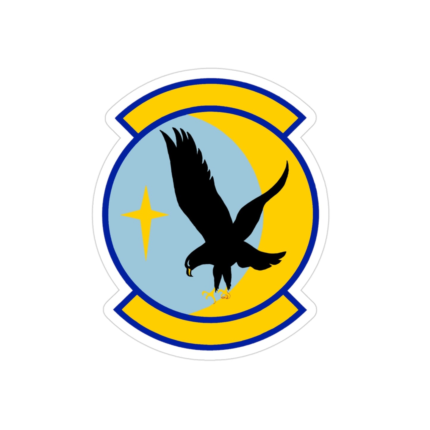 55 Rescue Squadron ACC (U.S. Air Force) REVERSE PRINT Transparent STICKER-3" × 3"-The Sticker Space