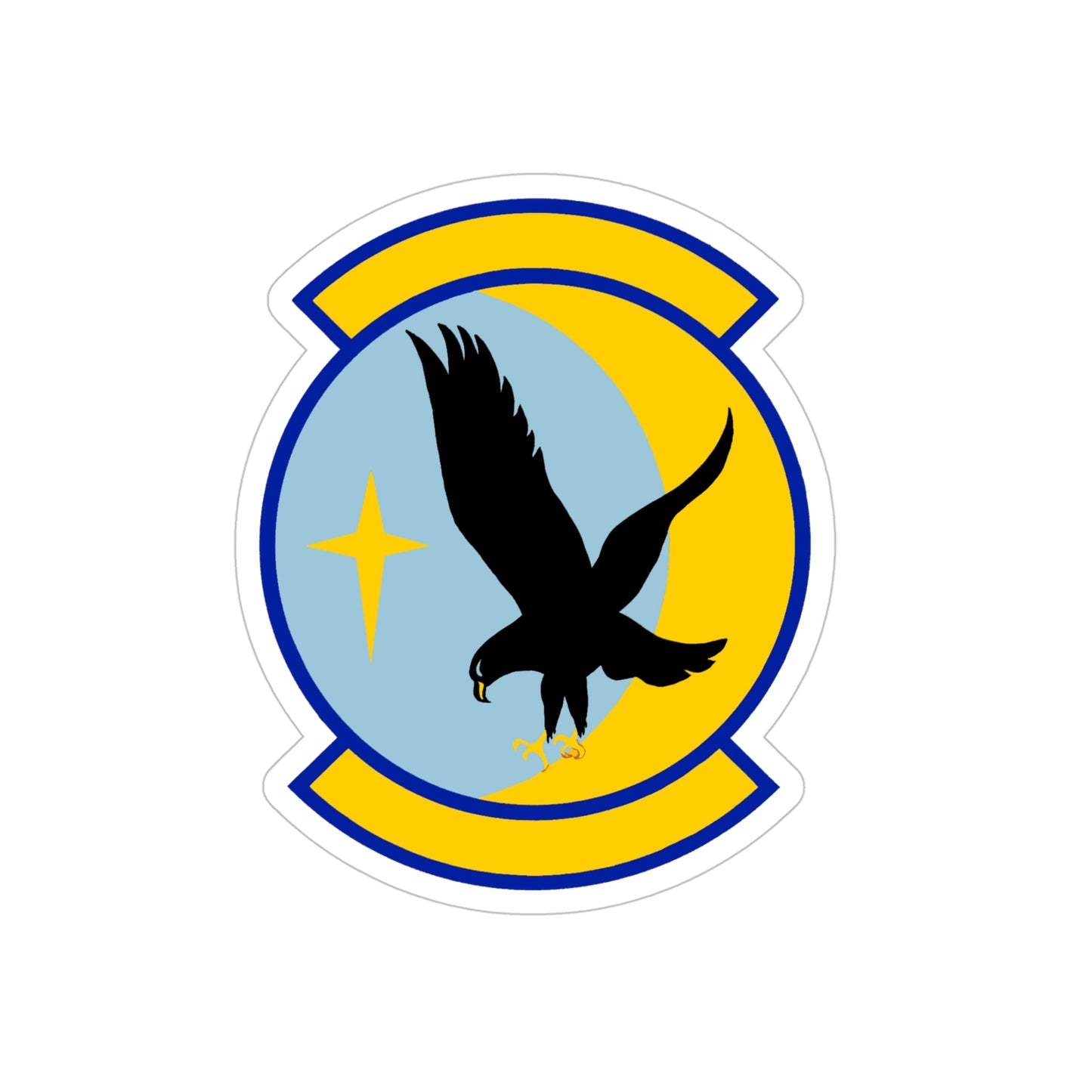 55 Rescue Squadron ACC (U.S. Air Force) REVERSE PRINT Transparent STICKER-5" × 5"-The Sticker Space