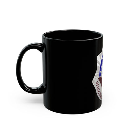 55 Surgical Hospital (U.S. Army) Black Coffee Mug-The Sticker Space