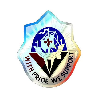 55 Surgical Hospital (U.S. Army) Holographic STICKER Die-Cut Vinyl Decal 4 Inch Holographic - The Sticker Space