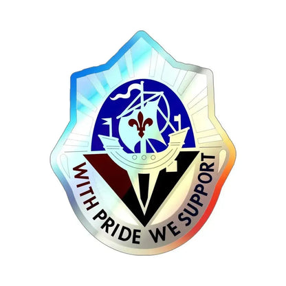 55 Surgical Hospital (U.S. Army) Holographic STICKER Die-Cut Vinyl Decal 5 Inch Holographic - The Sticker Space