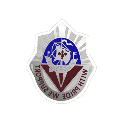 55 Surgical Hospital (U.S. Army) REVERSE PRINT Transparent Die-Cut STICKER - The Sticker Space