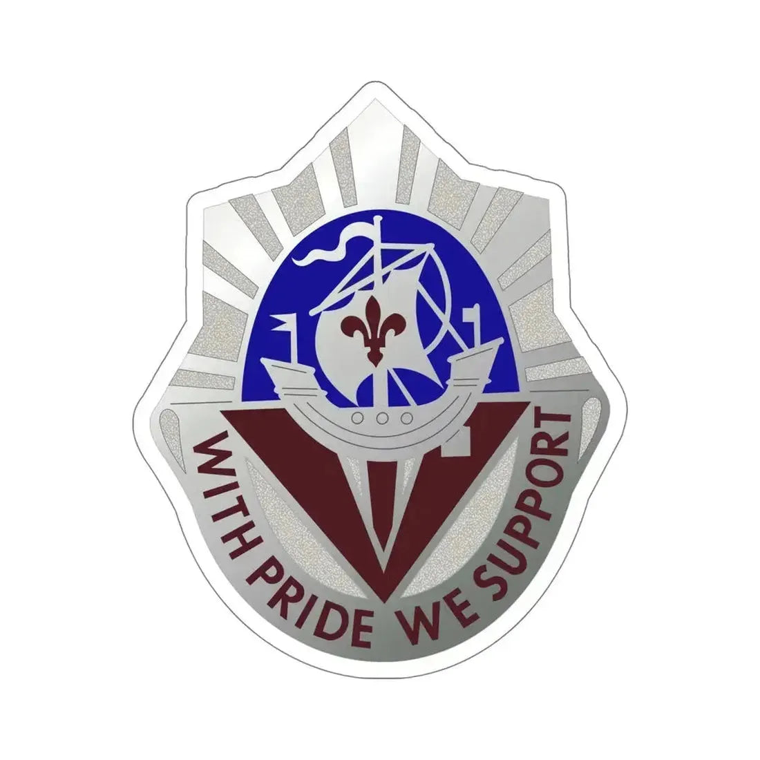 55 Surgical Hospital (U.S. Army) STICKER Vinyl Die-Cut Decal 6 Inch - The Sticker Space