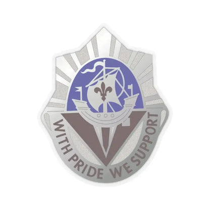 55 Surgical Hospital (U.S. Army) STICKER Vinyl Kiss-Cut Decal 2 Inch Transparent - The Sticker Space