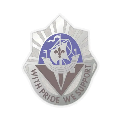 55 Surgical Hospital (U.S. Army) STICKER Vinyl Kiss-Cut Decal 3 Inch Transparent - The Sticker Space