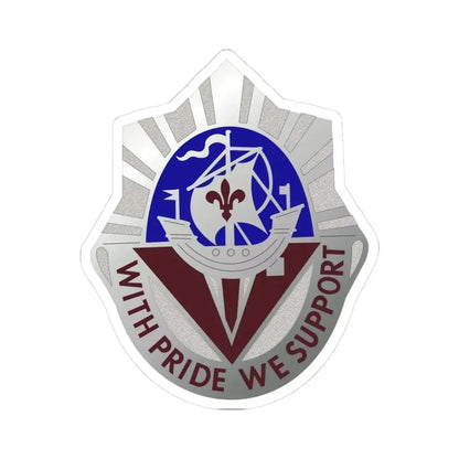 55 Surgical Hospital (U.S. Army) STICKER Vinyl Kiss-Cut Decal 3 Inch White - The Sticker Space