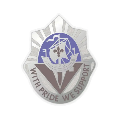 55 Surgical Hospital (U.S. Army) STICKER Vinyl Kiss-Cut Decal 4 Inch Transparent - The Sticker Space